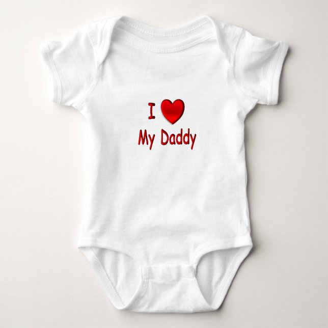 Ich habe meinen Daddy Crawler gehört Baby Strampler (Vorderseite)