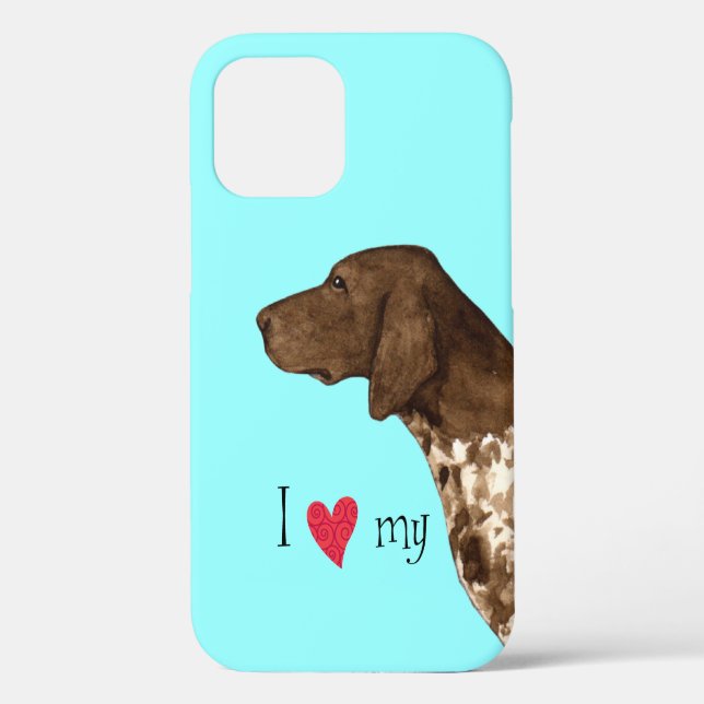 Ich habe meinen deutschen Kurzzeiger Liebe Case-Mate iPhone Hülle (Rückseite)