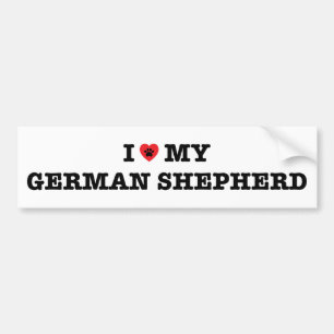 Ich habe meinen deutschen Schäferhund-Autoaufklebe Autoaufkleber