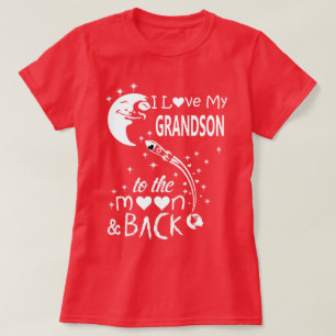 Ich habe meinen Enkel zum Mond und zurück Liebe T-Shirt