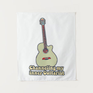 Ich habe meinen inneren Gitarrist kanalisiert. Wandteppich