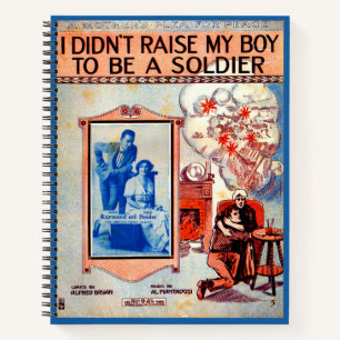 Ich habe meinen Jungen nicht dazu gebracht, Soldat Notizbuch