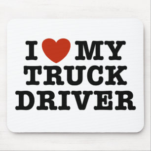 Ich habe meinen Lkw-Fahrer Liebe Mousepad