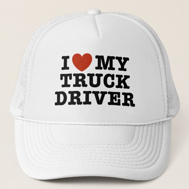 Ich habe meinen Lkw-Fahrer Liebe Truckerkappe (Vorderseite)
