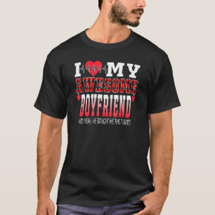 Ich habe meinen Phantastischen Freund Liebe und er T-Shirt
