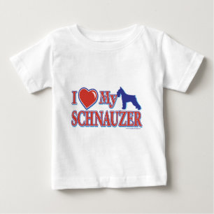 Ich habe meinen Schnauzer gehört Baby T-shirt