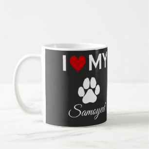 Ich habe meinen Sondertext für Samoyed Hunde Liebe Kaffeetasse