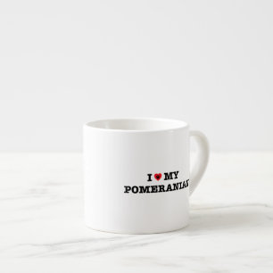 Ich habe meinen Spitz gehört Espressotasse