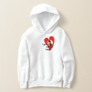 Ich habe meinen Vater hier got! Foto benutzerdefin Hoodie