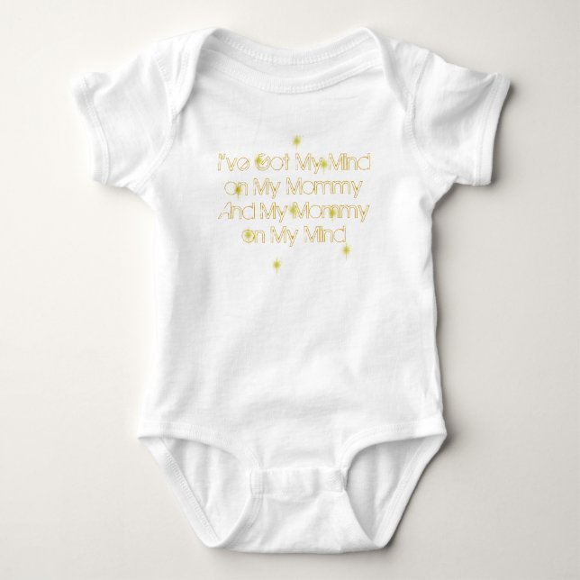 Ich habe meinen Verstand auf meiner Mama Baby Strampler (Vorderseite)