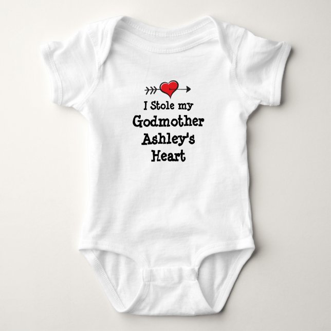 Ich habe meinen Vornamen gestohlen Baby Strampler (Vorderseite)
