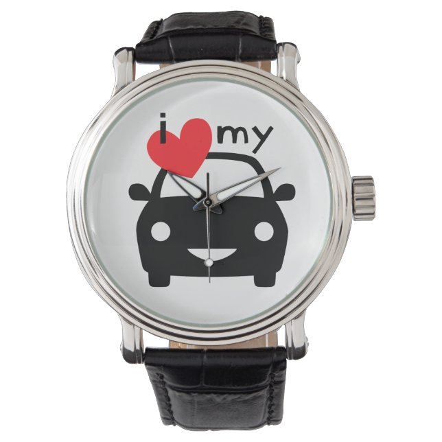Ich habe meinen Wagen Liebe! Armbanduhr (Vorderseite)