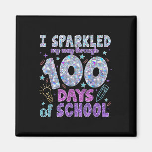Ich habe mich durch 100 Schultage des 100. Magnet