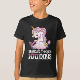 Ich habe mich durch 100 Tage Unicorn in der Schule T-Shirt