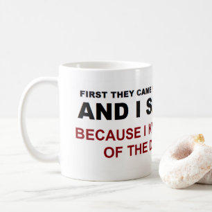 Ich habe mich geäußert kaffeetasse