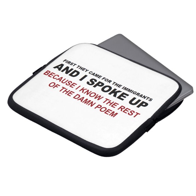 Ich habe mich geäußert laptopschutzhülle (Vorne Oben)