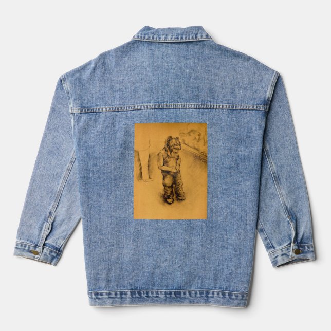 Ich habe mich in Le Tianguie, Mexiko, verlaufen Jeansjacke (Rückseite)