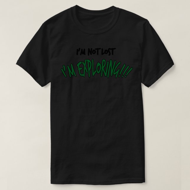 Ich habe mich nicht verirrt, wenn ich lustige Reis T-Shirt (Design vorne)
