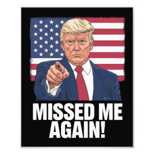 Ich habe mich wieder vermisst Trump Wahlen 2024 Fotodruck