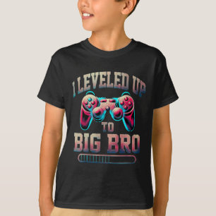 Ich habe mich zum großen Bruder Funny Gamer großer T-Shirt