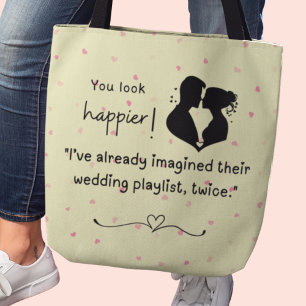 Ich habe mir ihre Hochzeitsplaylist bereits zweima Tasche