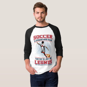 Ich habe mit meinem Kopf Fußball gespielt T-Shirt