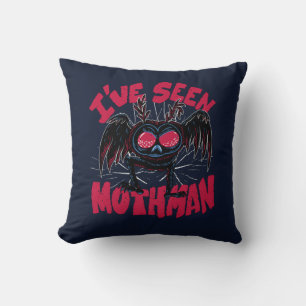 Ich habe Mothman Funny Cryptid Geschenk gesehen Kissen