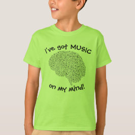 Ich habe Musik auf meinen Mind-Kindern Got T-Shirt