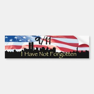 Ich habe nicht - 9/11 NY Skyline-wellenartig Autoaufkleber