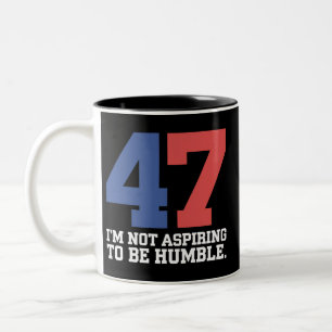 Ich habe nicht den Ehrgeiz, die bescheidene Kamala Zweifarbige Tasse