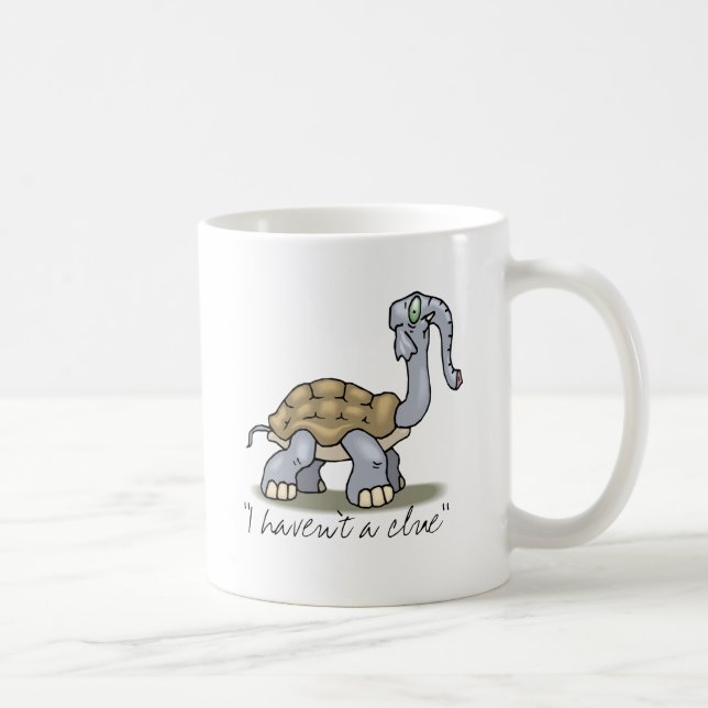 "Ich habe nicht ein Anhaltspunkt" Tasse (Rechts)
