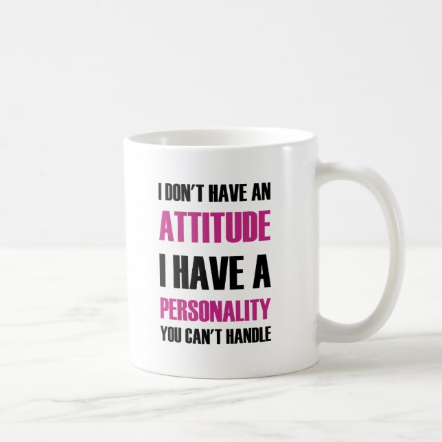 Ich habe nicht eine Haltung, die ich eine Kaffeetasse (Rechts)