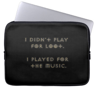 Ich habe nicht für Beute gespielt. Laptopschutzhülle