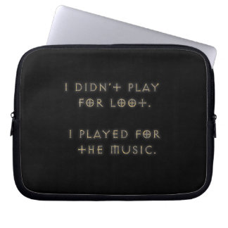 Ich habe nicht für Beute gespielt. Laptopschutzhülle