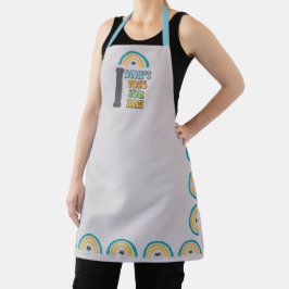 Ich habe nicht für ihn Boho Gefühl gestimmt Schürze