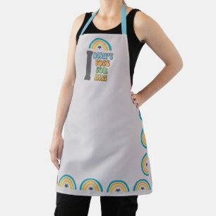 Ich habe nicht für ihn Boho Gefühl gestimmt Schürze
