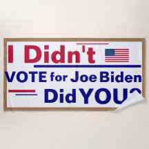 Ich habe nicht für Joe Biden gestimmt... Haben Sie
