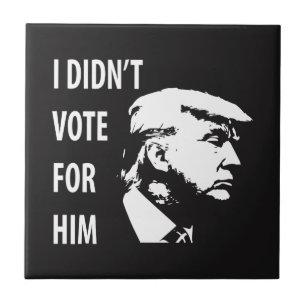 Ich habe nicht für Trump gestimmt Fliese