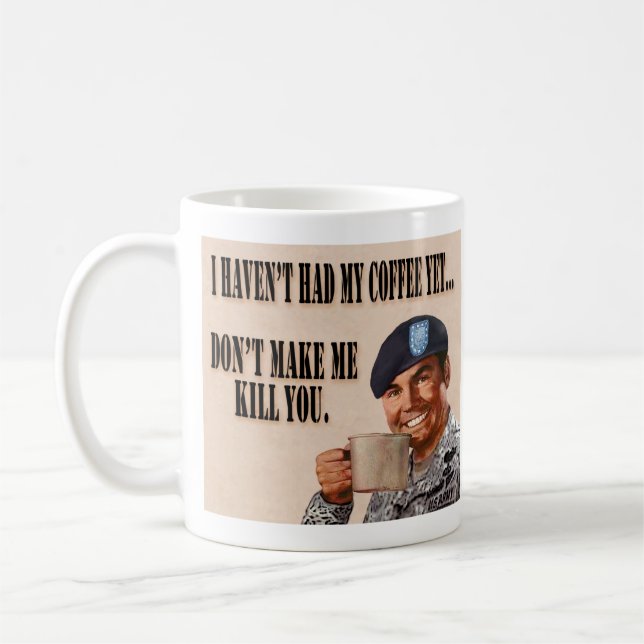 Ich habe nicht meinen Kaffee noch… getrunken Kaffeetasse (Links)