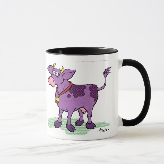 Ich habe nie eine lila Kuh gesehen Tasse (Rechts)