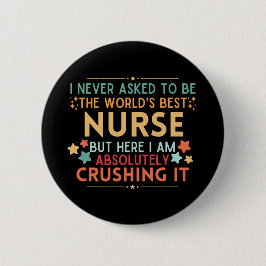 Ich habe nie Gefragt, die beste Krankenschwester d Button