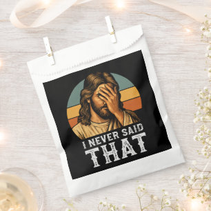 Ich habe nie gesagt, Jesus Meme Funny Christlich Geschenktütchen