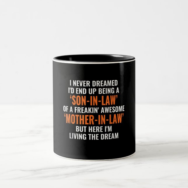 Ich habe nie geträumt, dass ich letztendlich ein S Zweifarbige Tasse (Mittel)