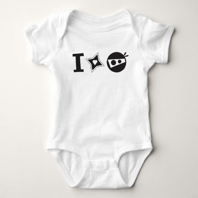 Ich habe Ninja Baby-Strampler in der Hauptrolle Baby Strampler (Vorderseite)