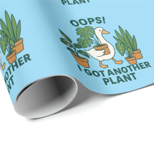 Ich habe noch eine Pflanze Süße dumme Gans Pflanze Geschenkpapier
