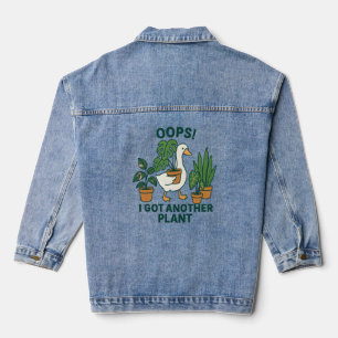 Ich habe noch eine Pflanze Süße dumme Gans Pflanze Jeansjacke