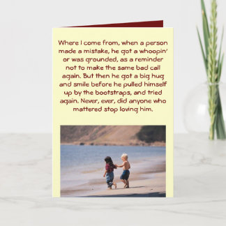 "Ich habe noch Liebe, dass du Karte hast"