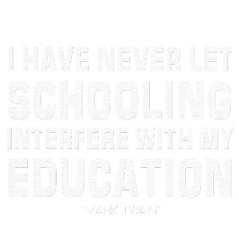 Ich habe noch nie Gelassen, dass Schulbildung die Sweatshirt