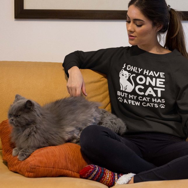 Ich habe nur eine Katze Sweatshirt (cat sweatshirt for women)