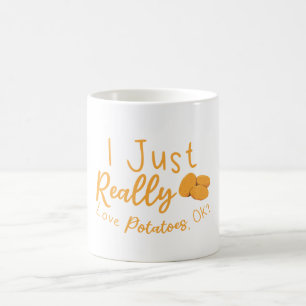 Ich habe nur Kartoffeln Liebe, ok? Kaffeetasse